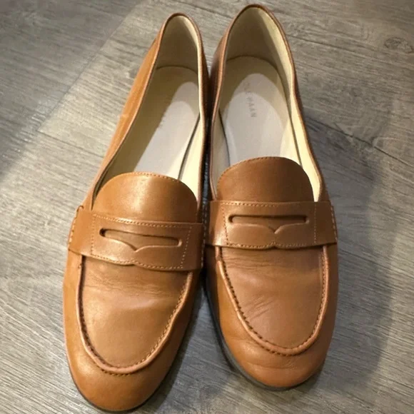Cole Haan Women’s Pinch Grand Penny Loafer - British Tan Size 8.5 - Picture 2 of 7